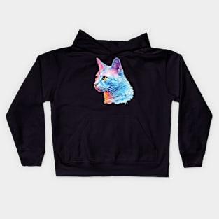 Holographic Cat Kids Hoodie